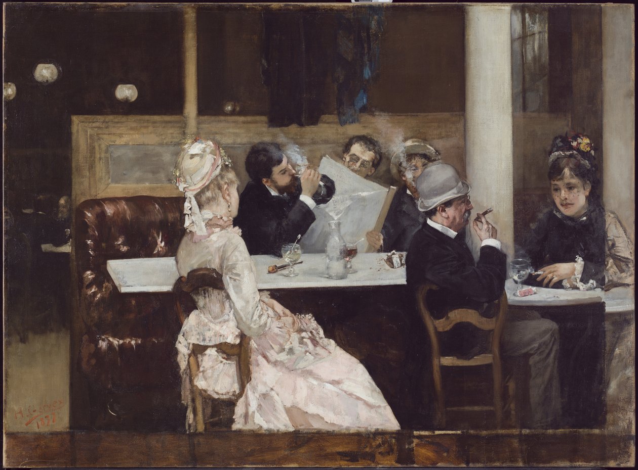 Scena di Caffè a Parigi da Henri Gervex
