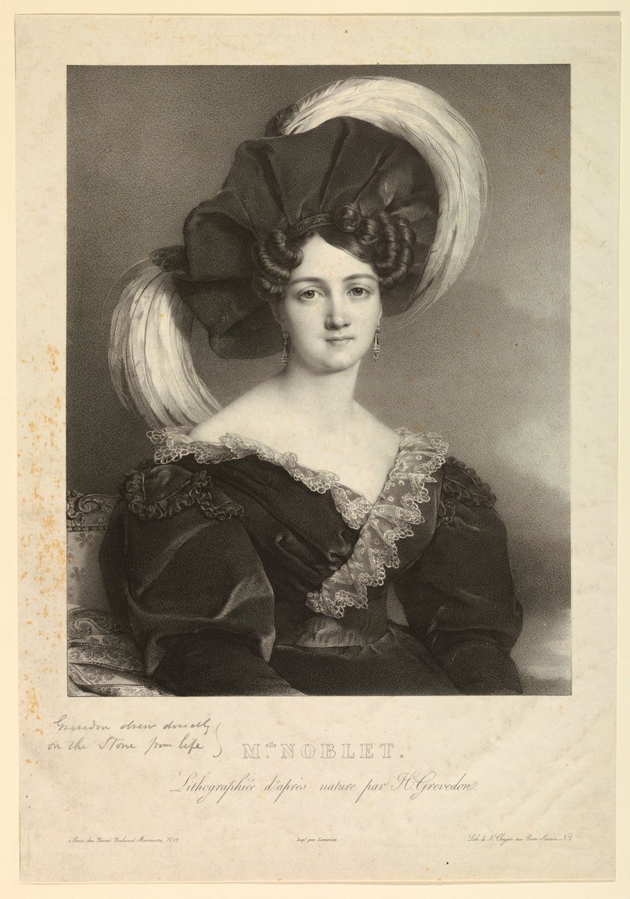 Melle Noblet da Henri Grevedon