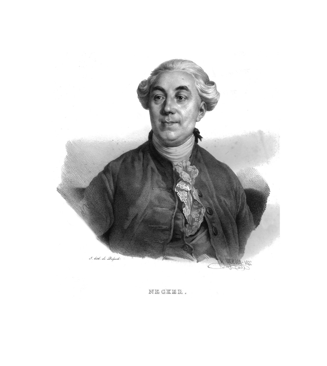 Necker, Jacques Necker, 1822 da Henri Grevedon