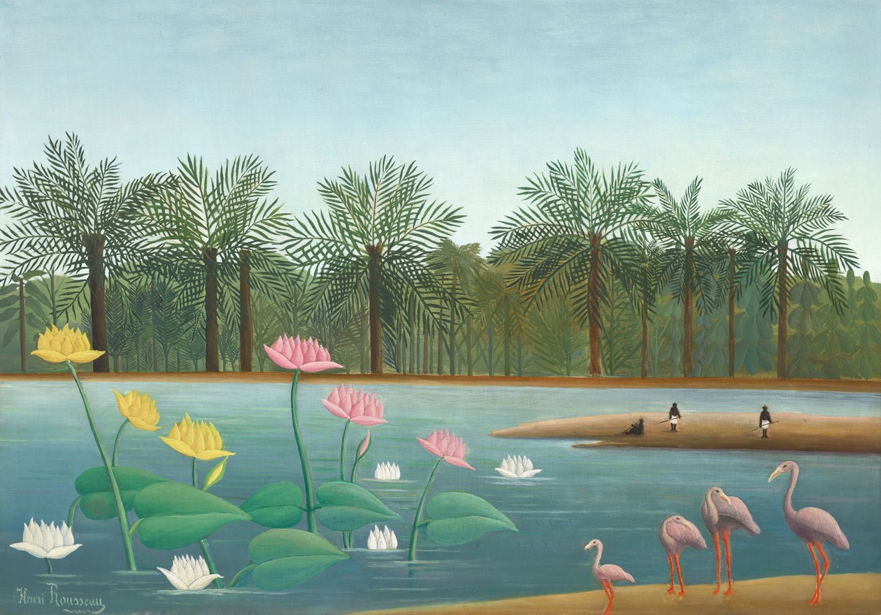 Fenicotteri da Henri J.F. (1844 1910) Rousseau