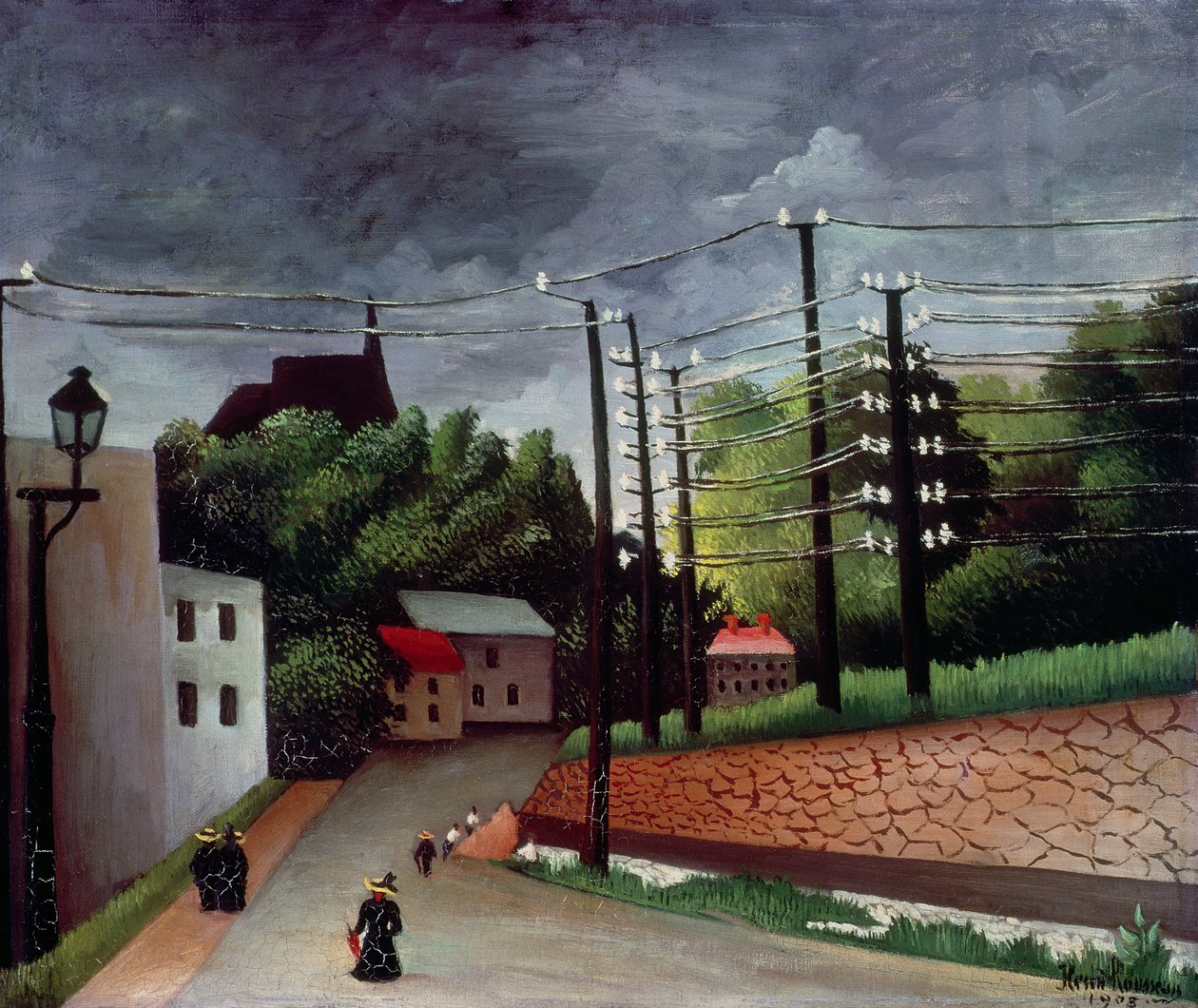 Veduta di Malakoff, Hauts-de-Seine da Henri J.F. Rousseau