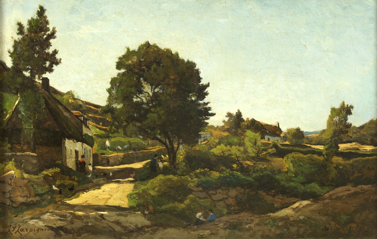 Avallon da Henri Joseph Harpignies