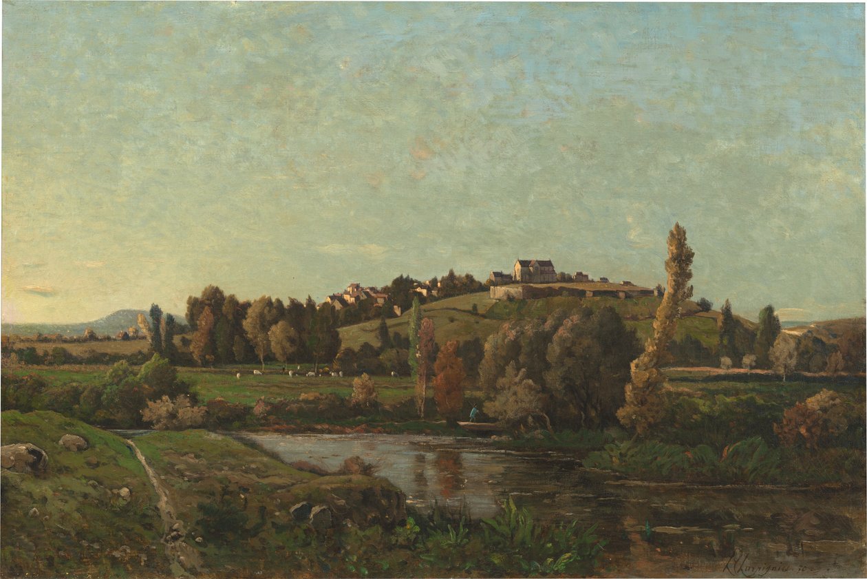 Paesaggio in Alvernia da Henri Joseph Harpignies