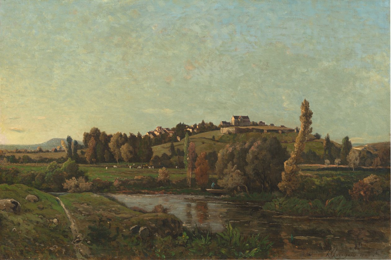Paesaggio in Alvernia da Henri Joseph Harpignies