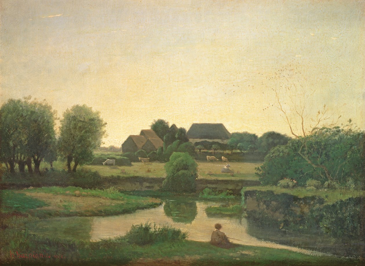Lo stagno, 1853 da Henri Joseph Harpignies