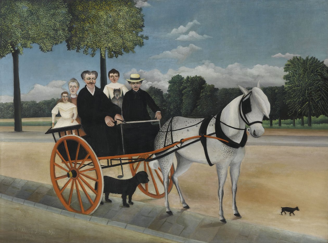 Il carro del vecchio Junier da Henri Julien Félix Rousseau