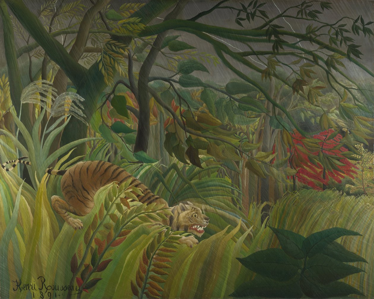 Sorpreso!, 1891 da Henri Julien Félix Rousseau