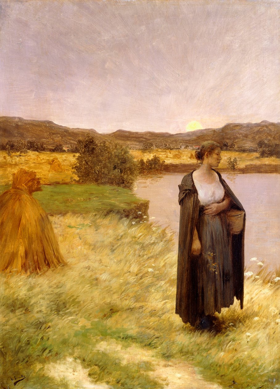 Sorgere della luna da Henri Lerolle
