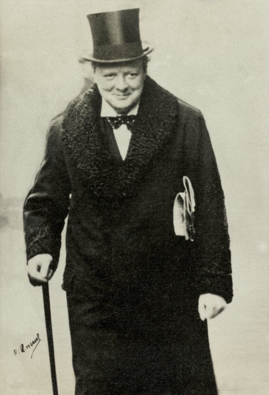 Ritratto di Winston Churchill (foto) da Henri Manuel
