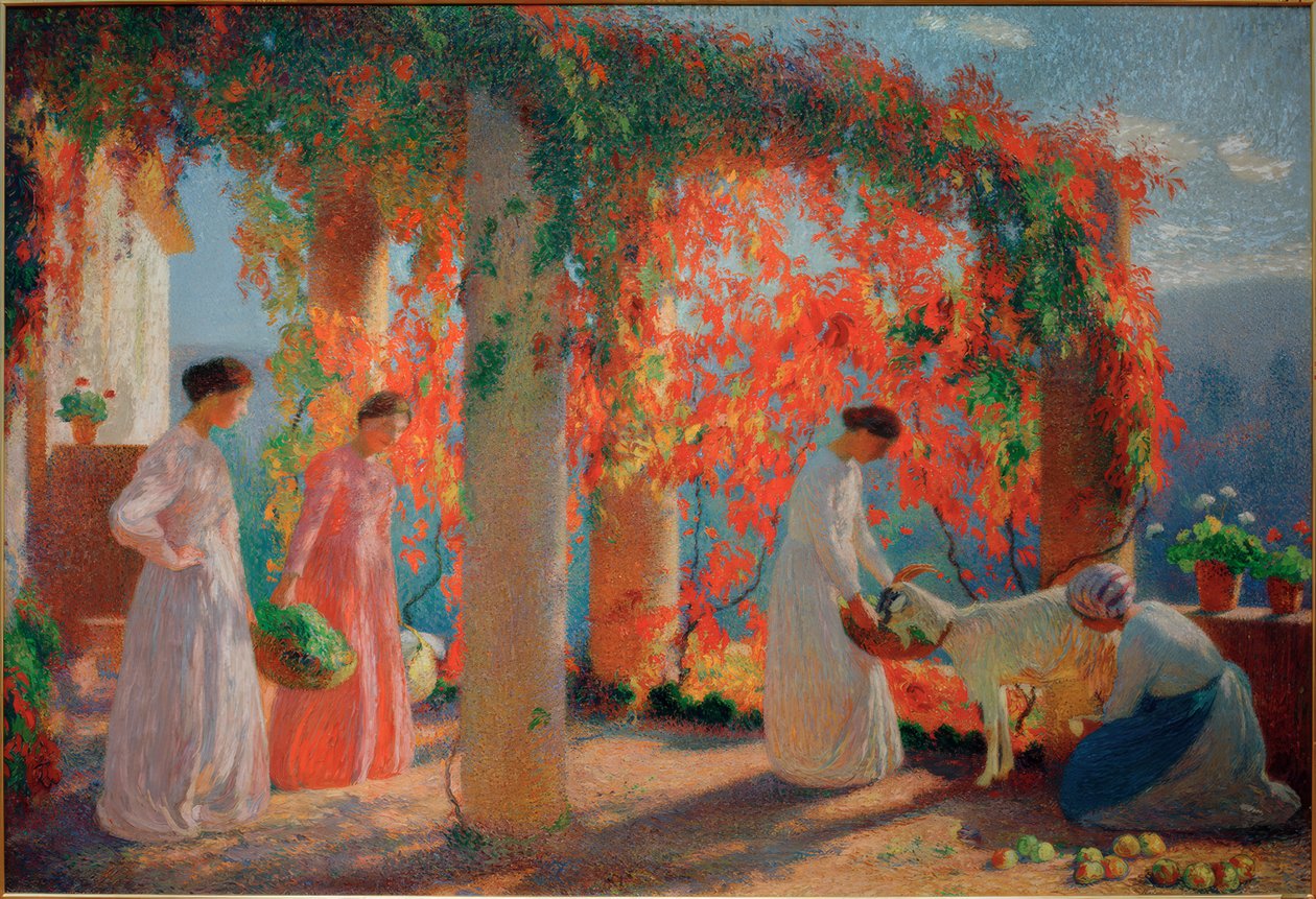 La pergola a Marquayrol da Henri Martin