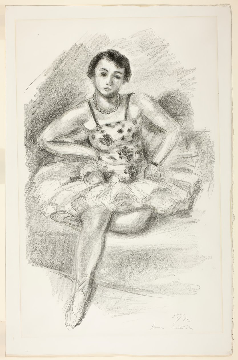 Ballerina di danza classica, da Dieci ballerini da Henri Matisse