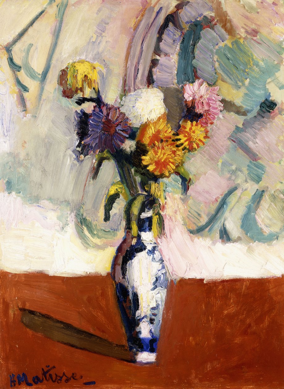 Crisantemi in un vaso di Cina da Henri Matisse