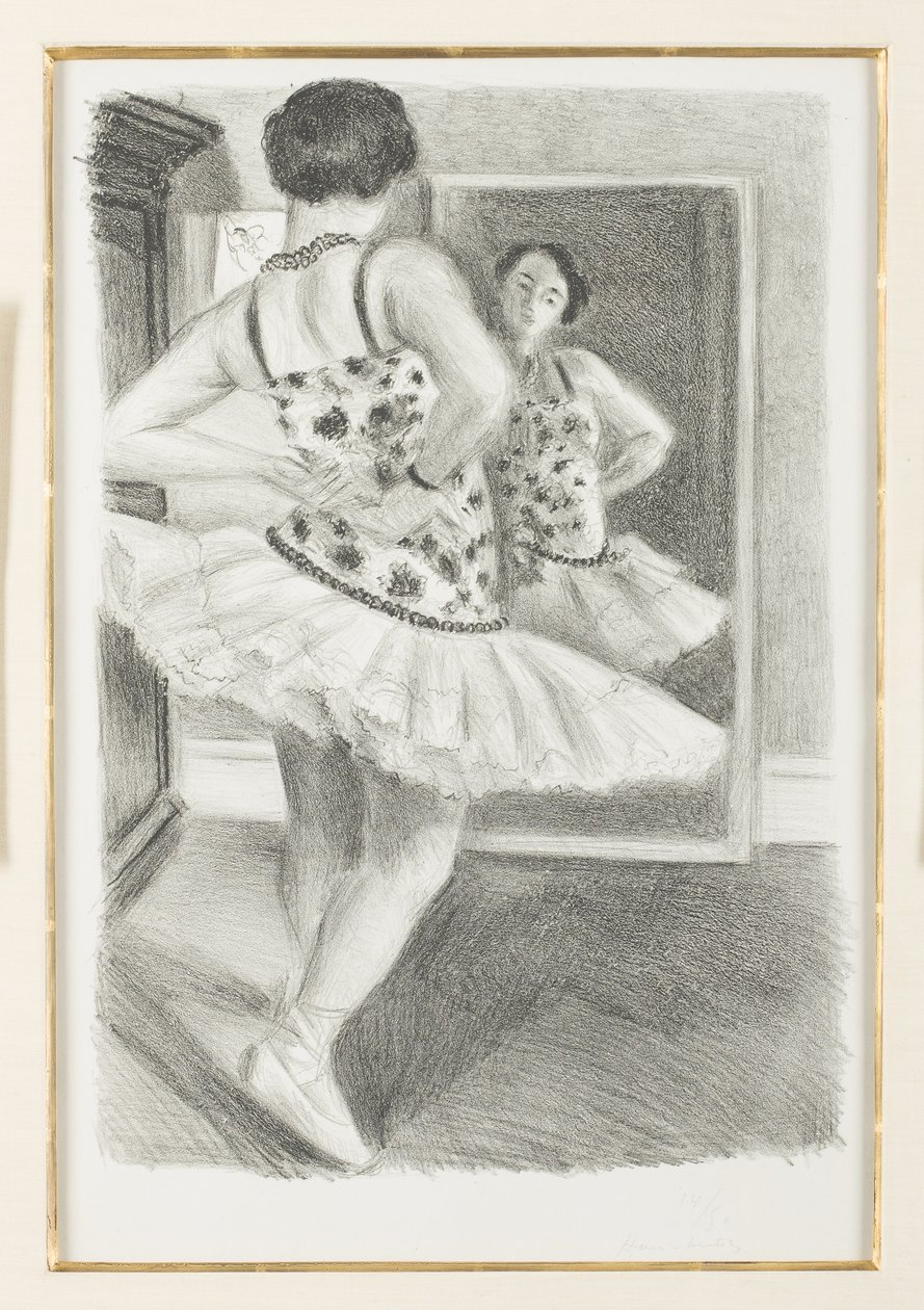 Ballerina riflessa nello specchio da Henri Matisse