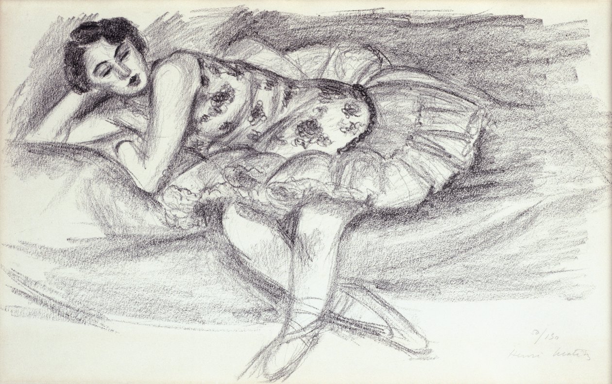 Ballerina sul divano da Ten Dancers da Henri Matisse