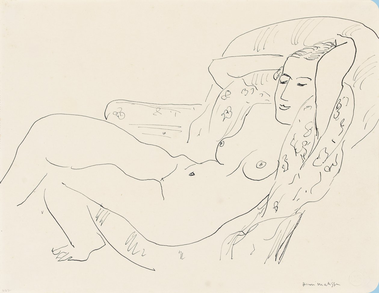 Nudo femminile, braccia alzate da Henri Matisse