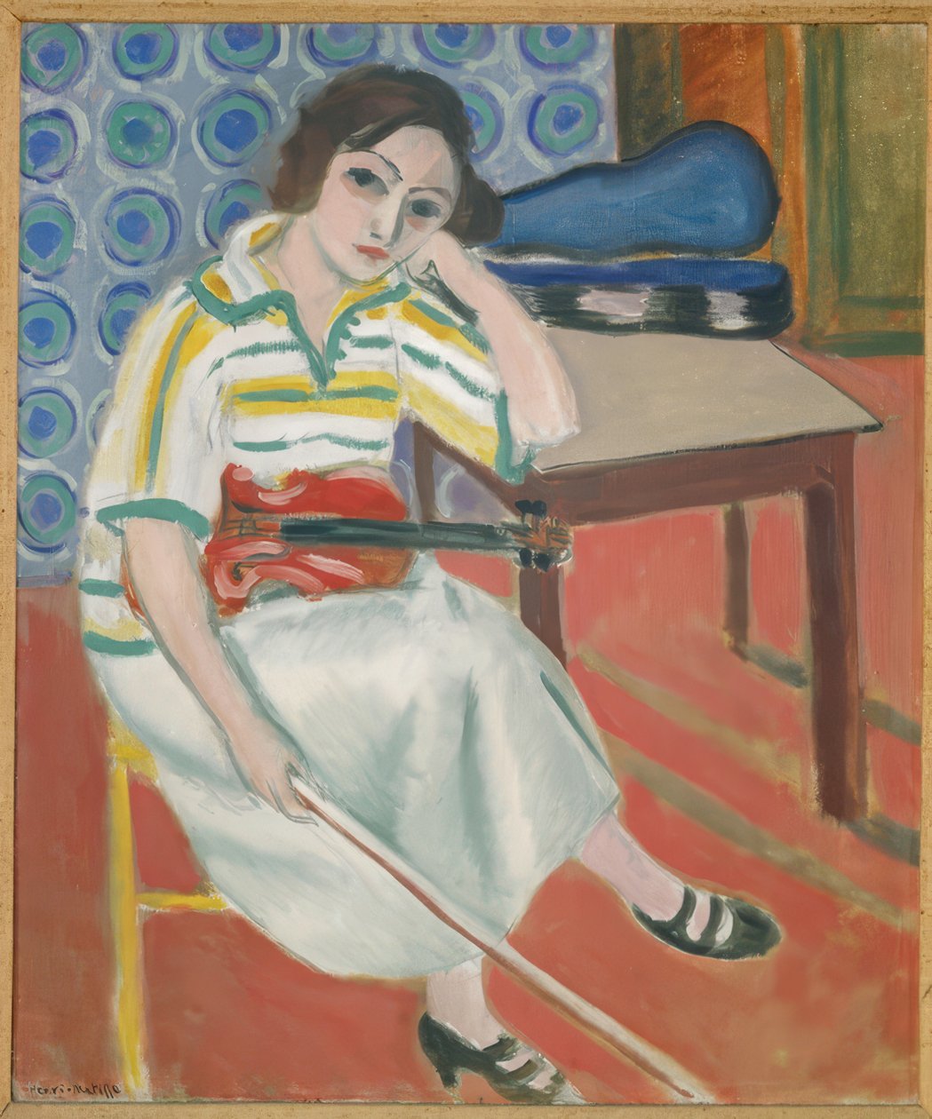 Donna con violino da Henri Matisse