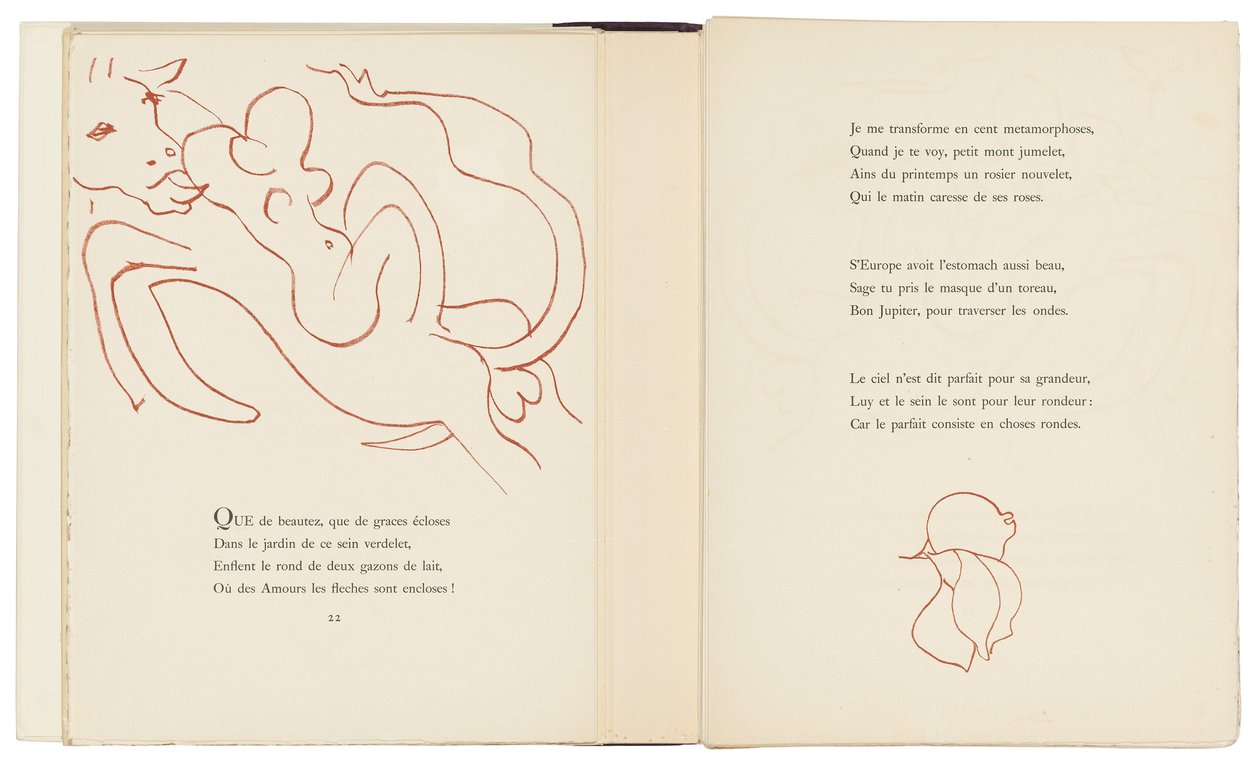 Una selezione degli Amours di Ronsard da Henri Matisse