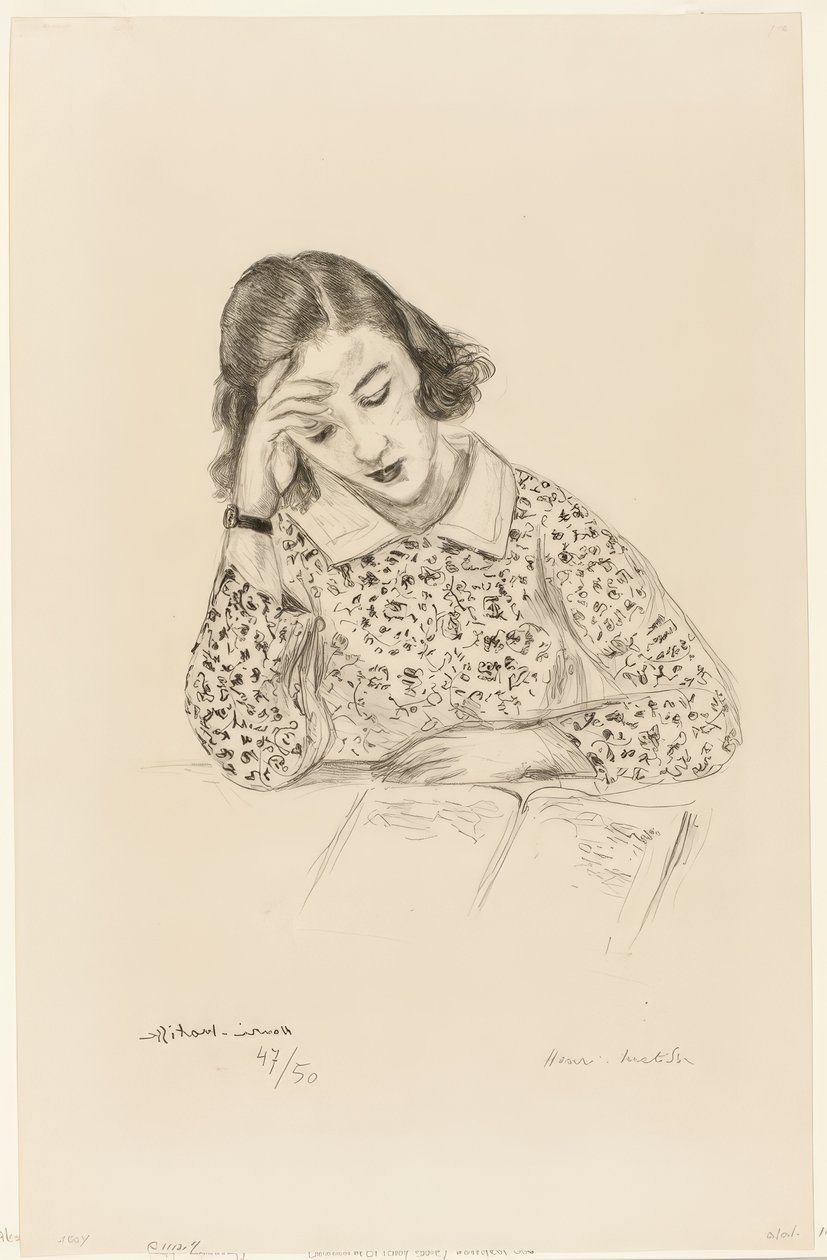 Ragazza che legge da Henri Matisse