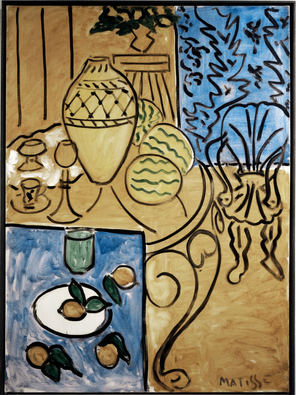 Interno, giallo e blu da Henri Matisse