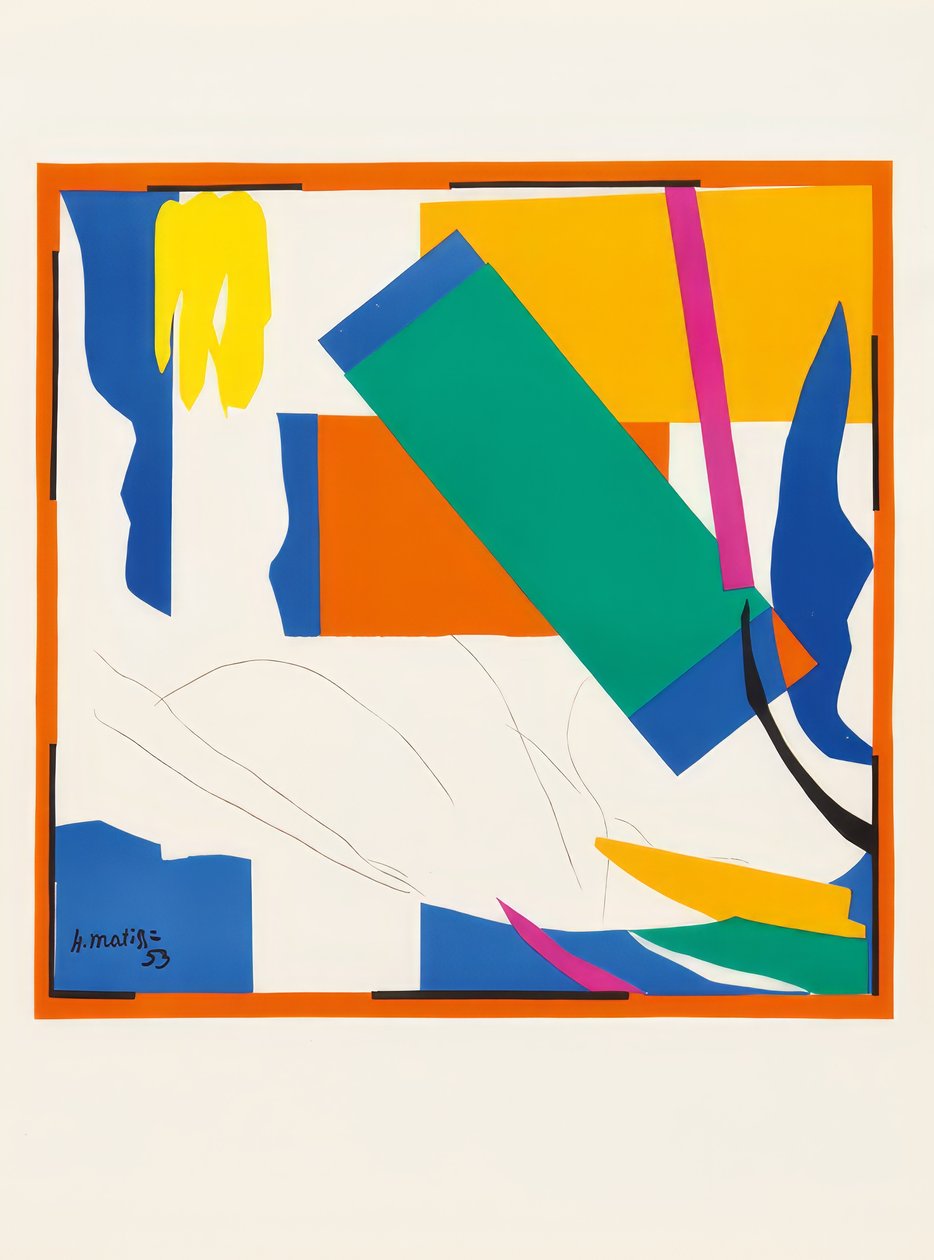 Convoluta di otto litografie a colori da Henri Matisse