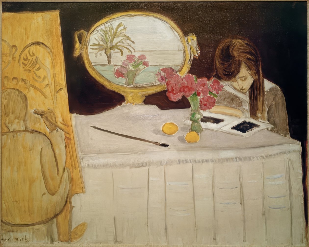 La sessione di pittura da Henri Matisse