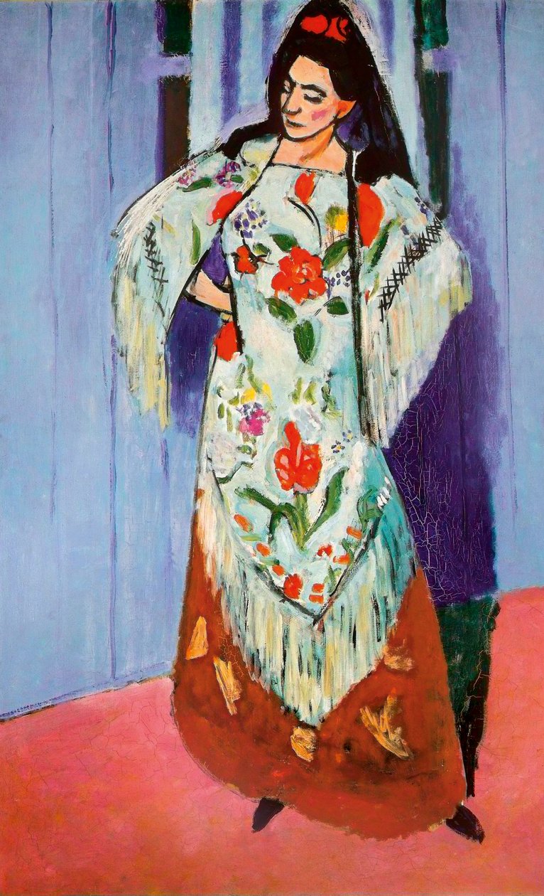 Madame Matisse con scialle di Manila da Henri Matisse