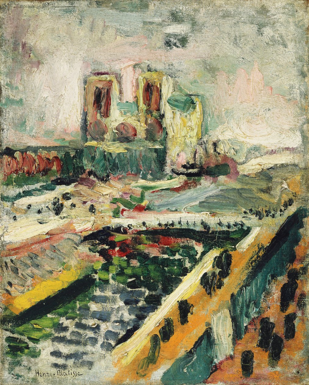 Notre-Dame, 1900 circa (olio su tela) da Henri Matisse