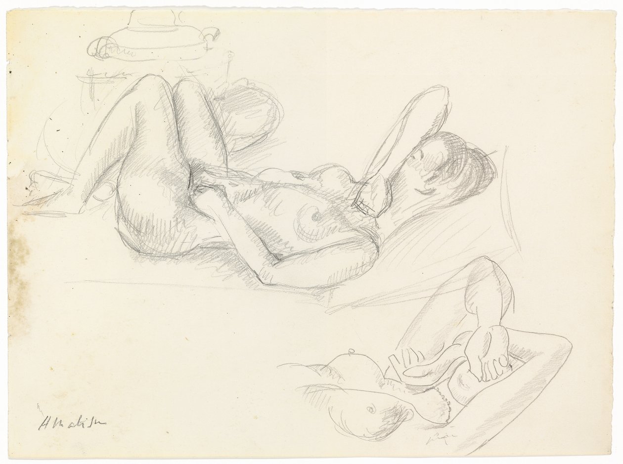 Studio di nudo, volto coperto da Henri Matisse