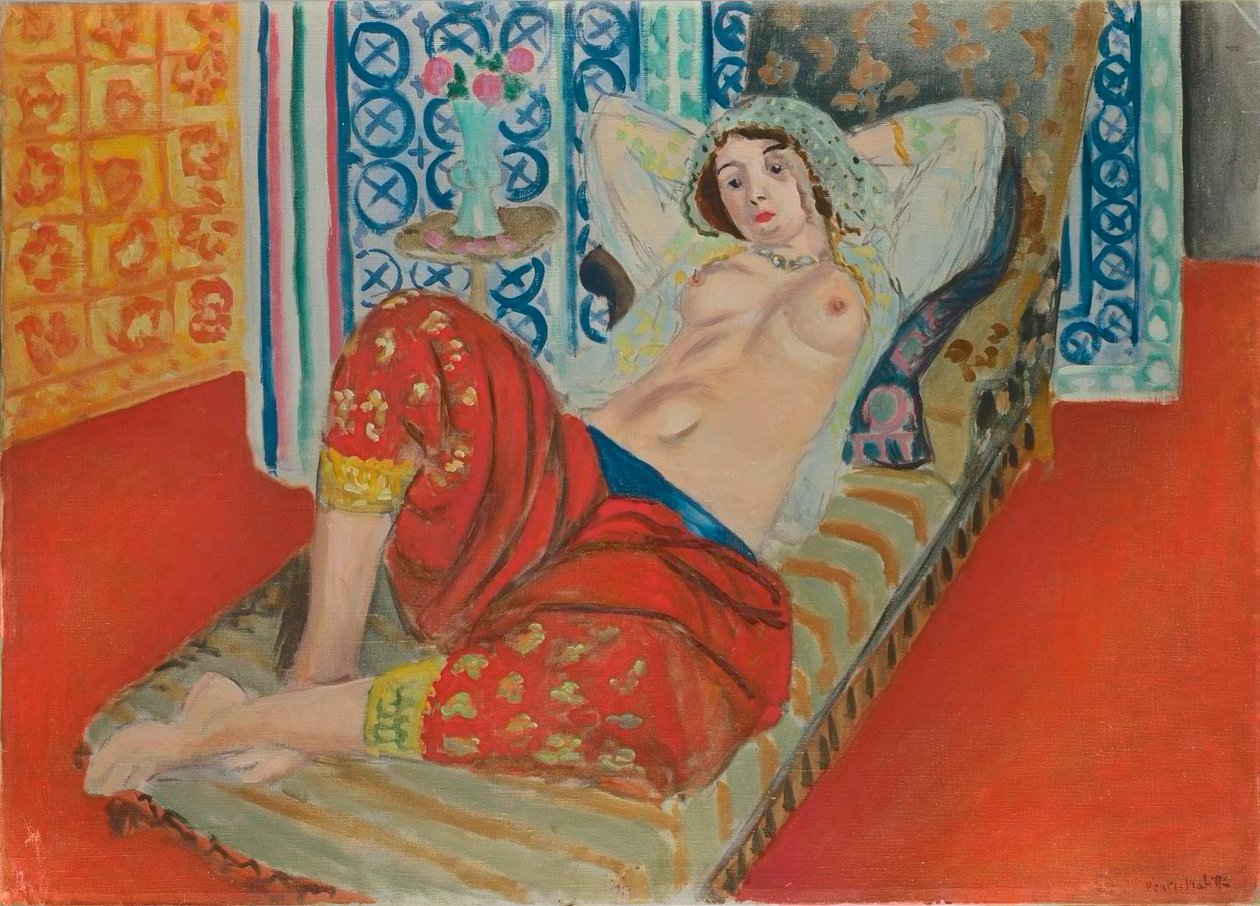 Odalisca in culotte rosse da Henri Matisse