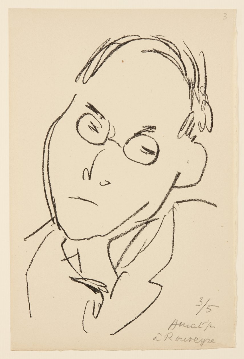 Ritratto di Paul Léautaud da Henri Matisse