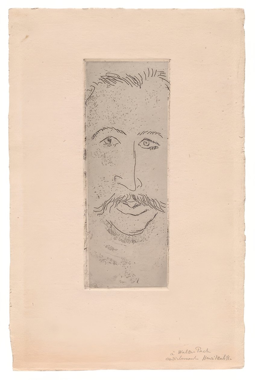 Ritratto di Walter Pach da Henri Matisse