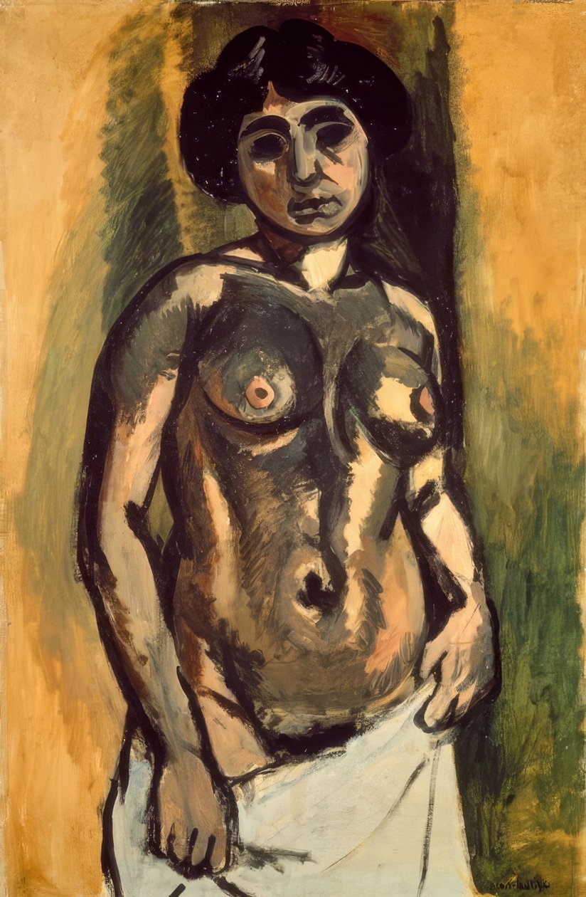 Studio su nudo oro-nero da Henri Matisse