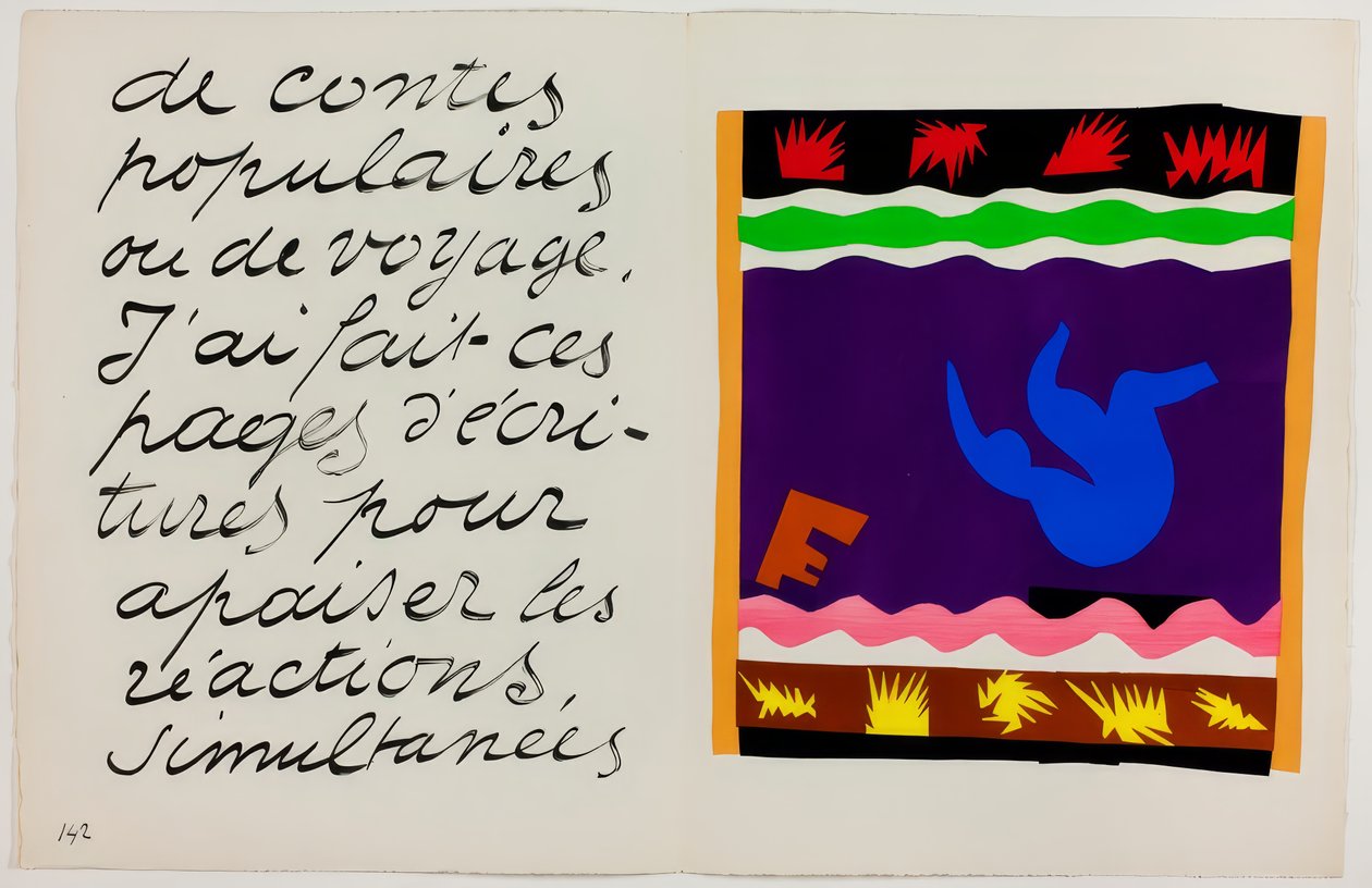 Slittino, da Jazz da Henri Matisse