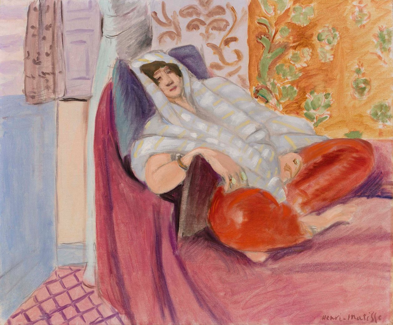 Donna reclinata da Henri Matisse