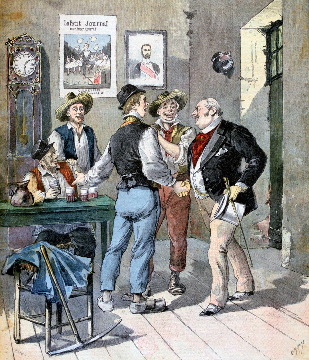 Prima delle elezioni, 1893 da Henri Meyer