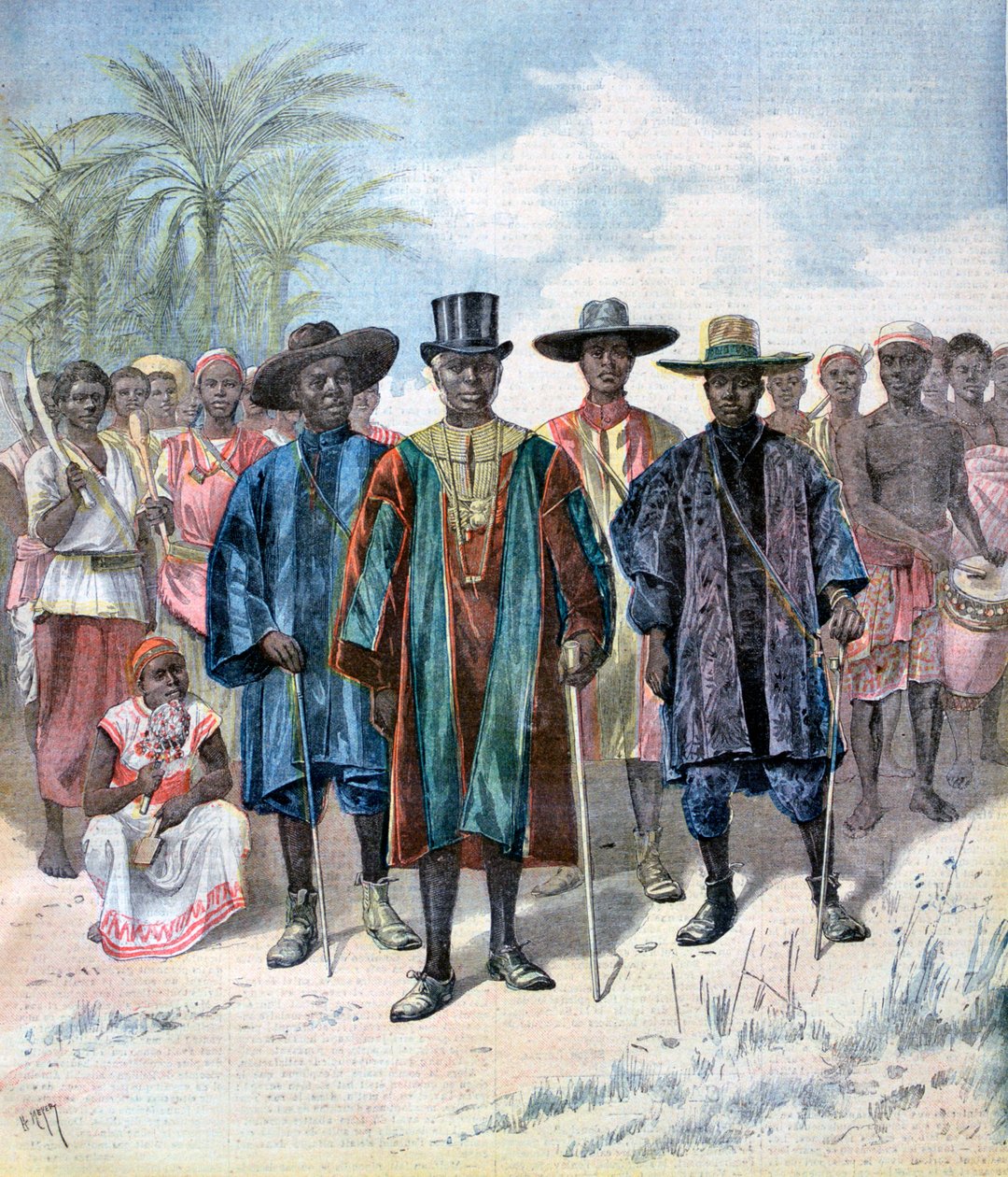 Dahomeani, 1893 da Henri Meyer