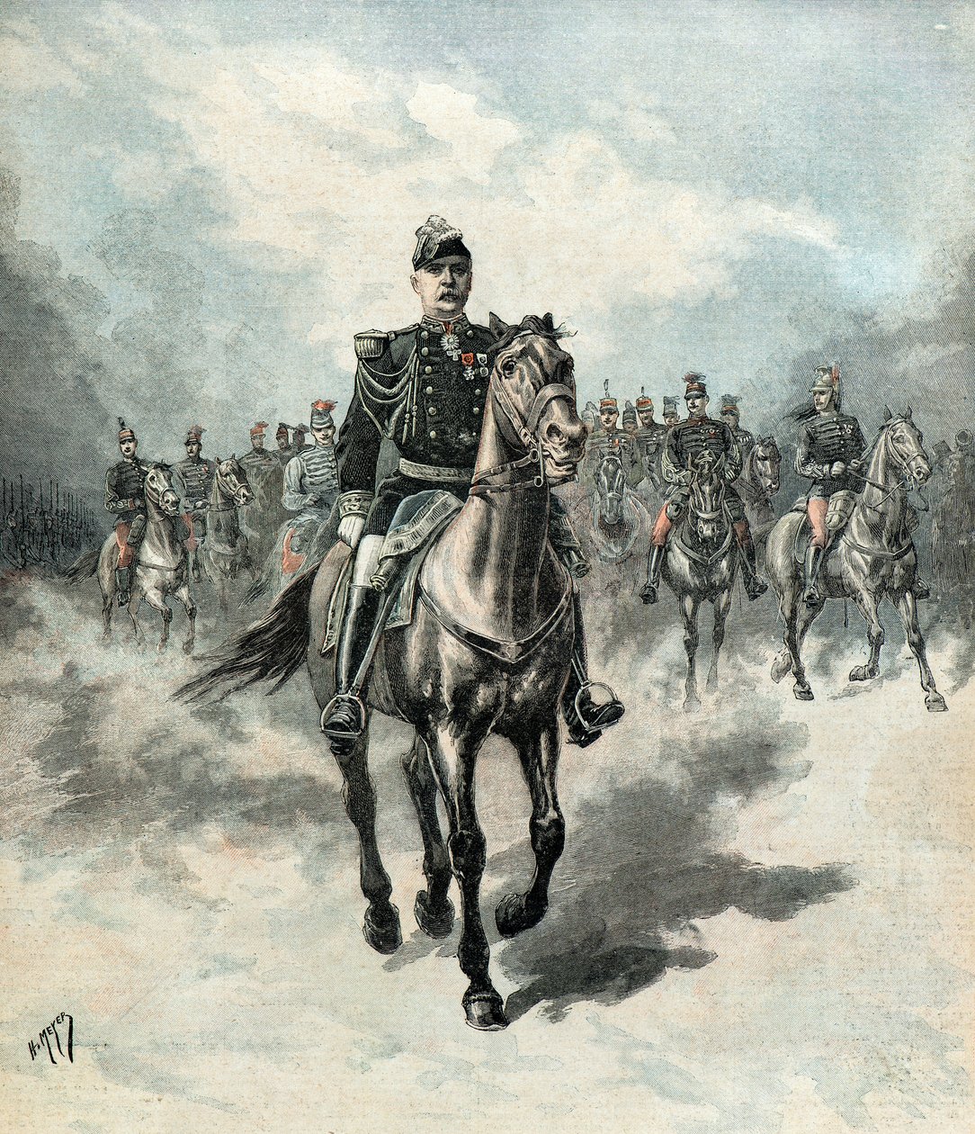 Ingresso del General de France a Lille da Henri Meyer