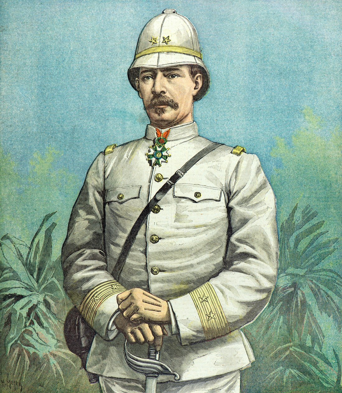 Ritratto del generale Alfred Dodds da Henri Meyer