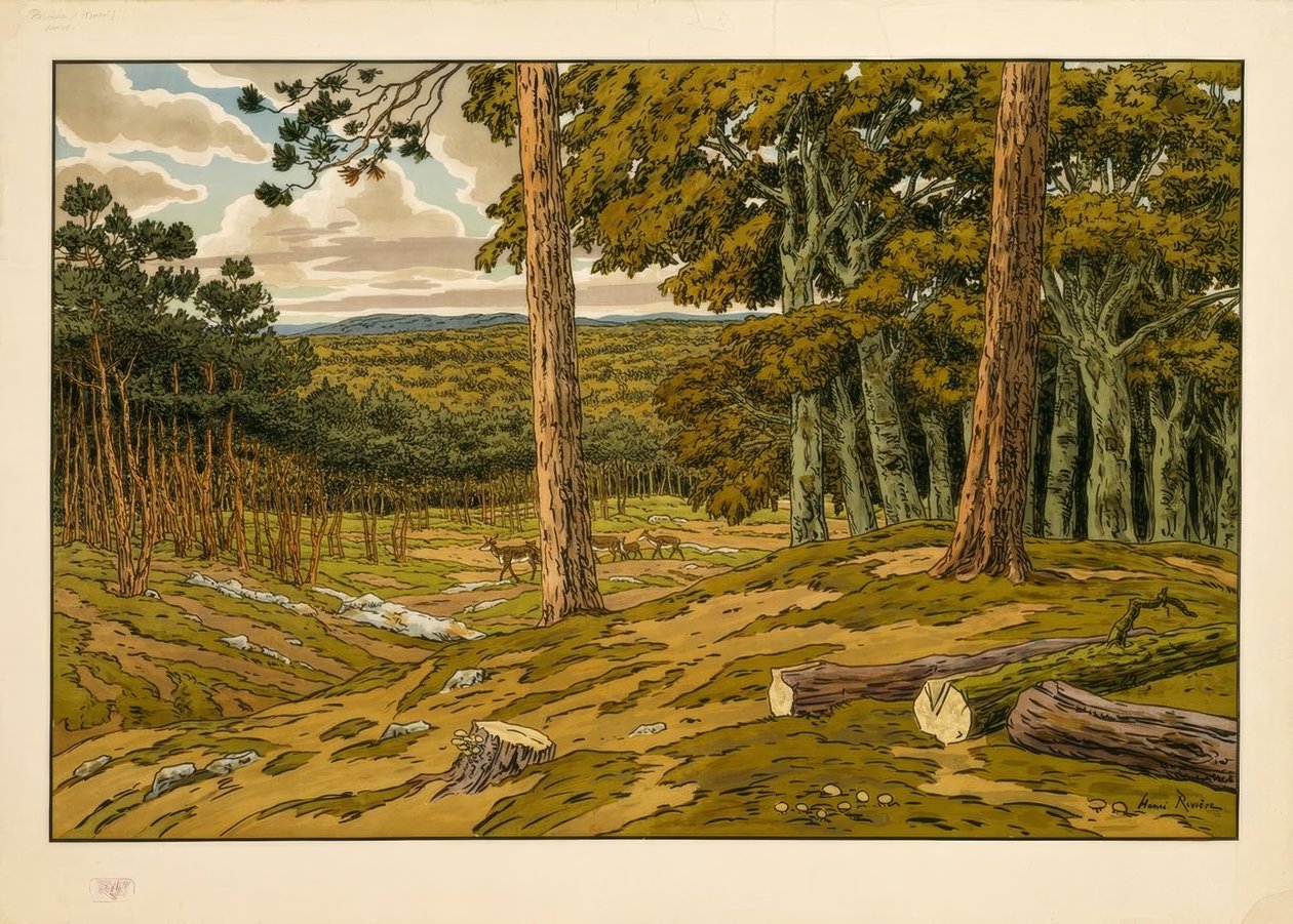 La foresta da Henri Rivière