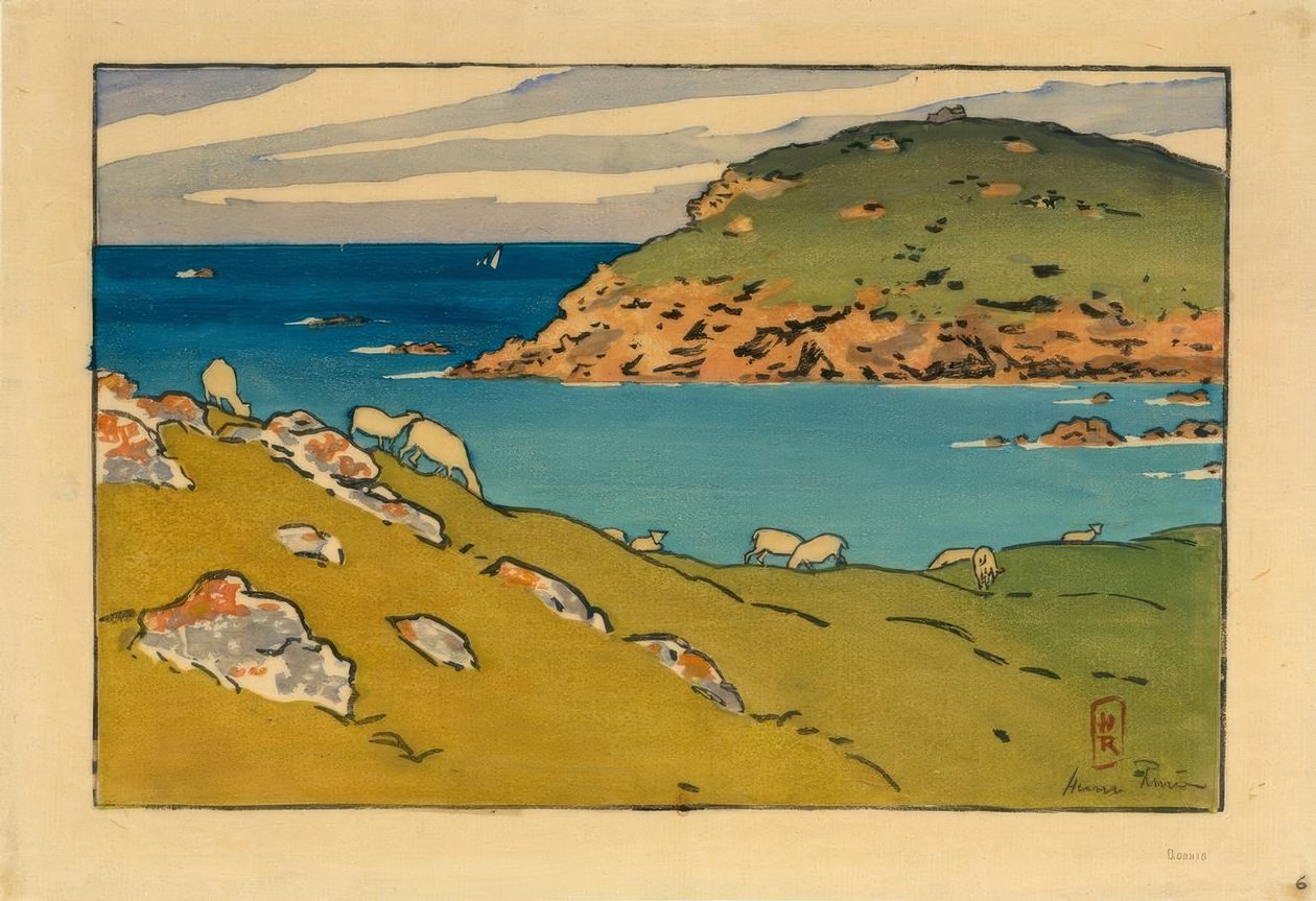 La Garde-Guérin (Saint-Briac) da Henri Rivière