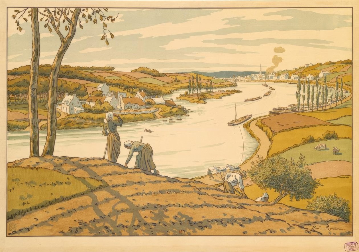 Il fiume da Henri Rivière