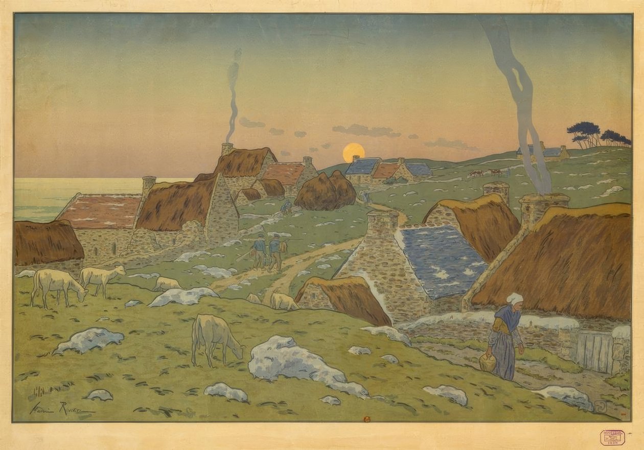 Il sorgere della luna da Henri Rivière