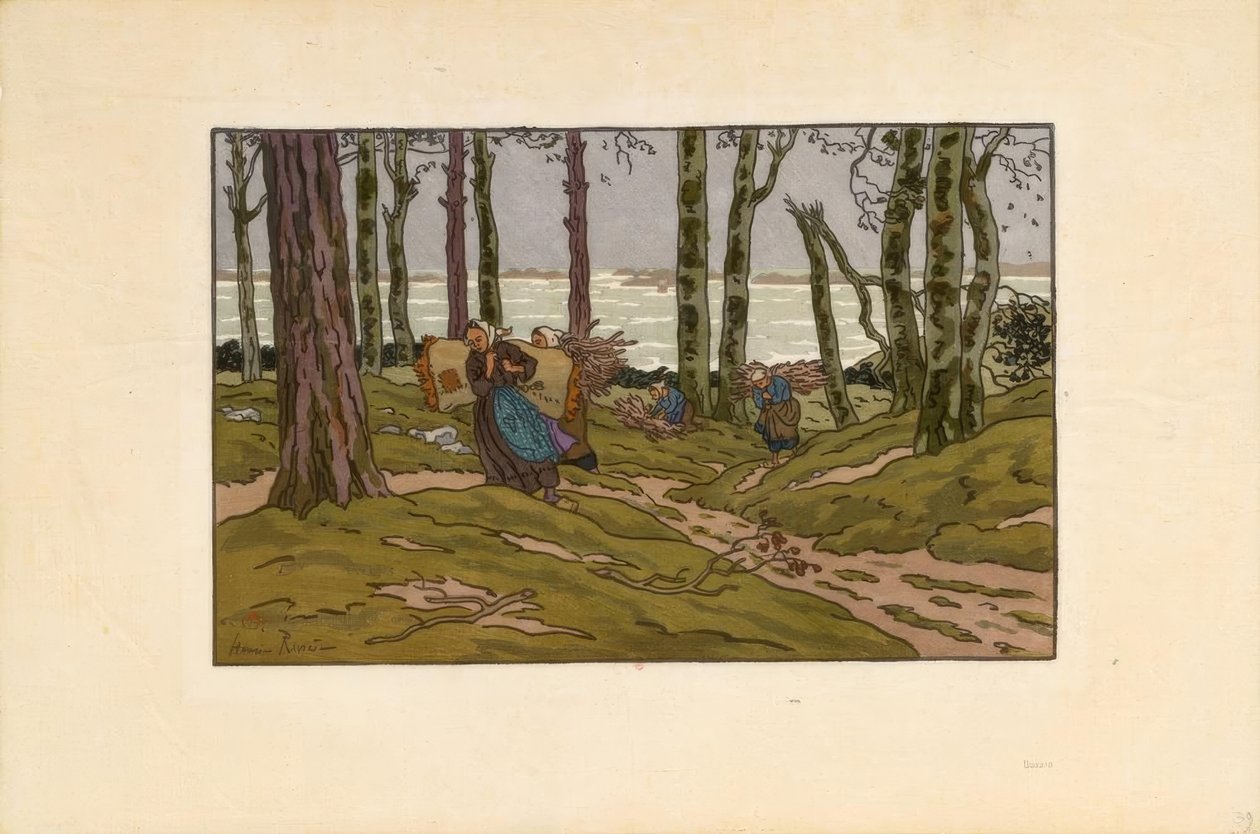 Il giorno dopo la tempesta, baia di Launay (Loguivy) da Henri Rivière