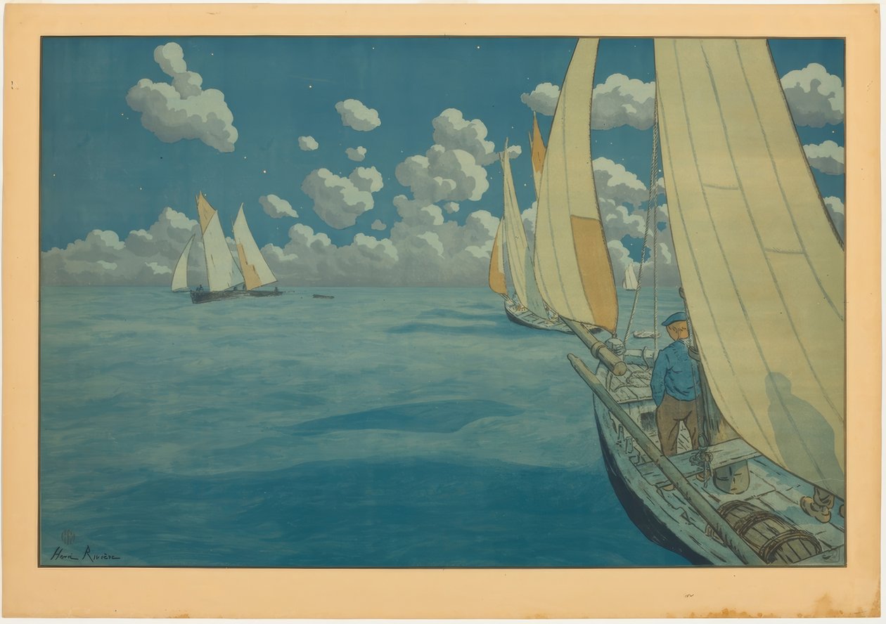 Notte in mare da Henri Rivière