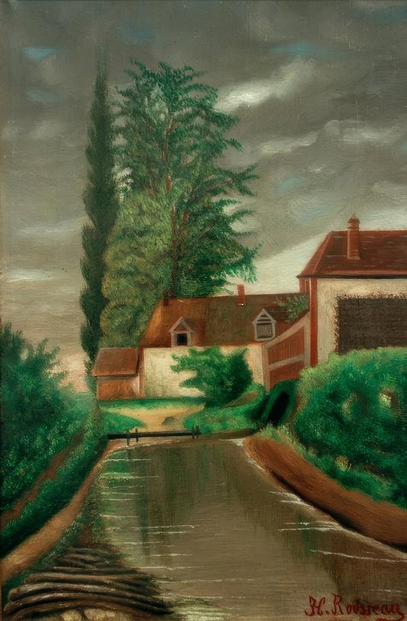 Il mulino ad acqua da Henri Rousseau
