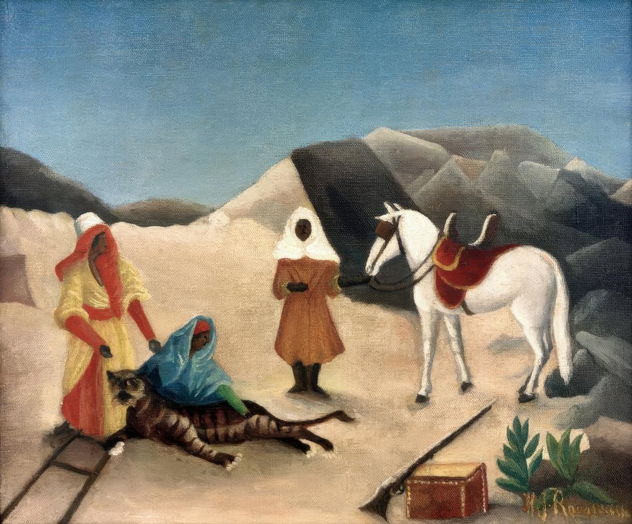 La caccia alla tigre da Henri Rousseau