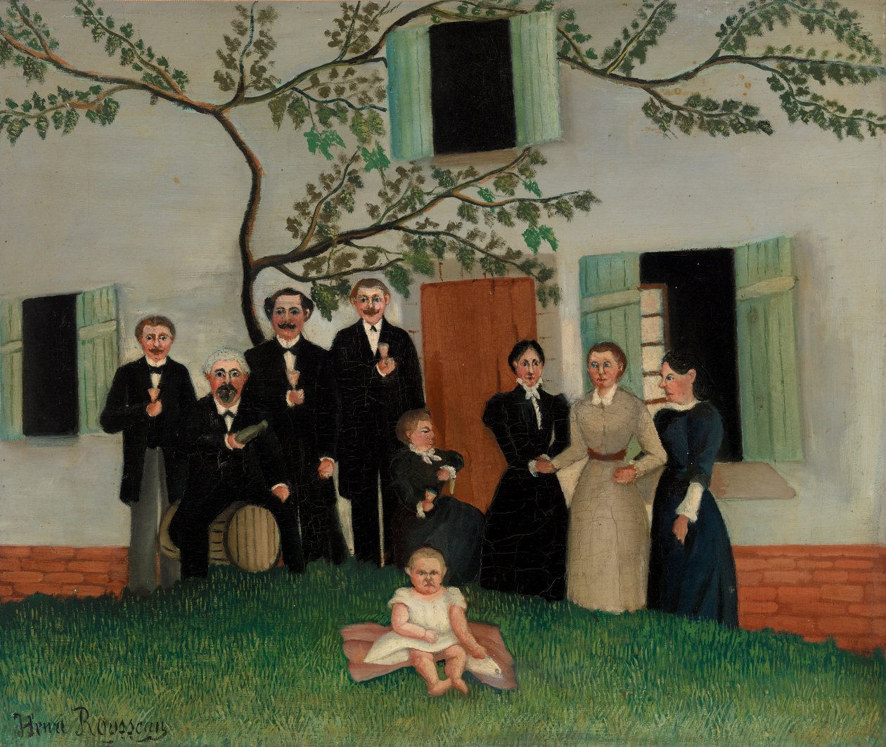 La famiglia da Henri Rousseau