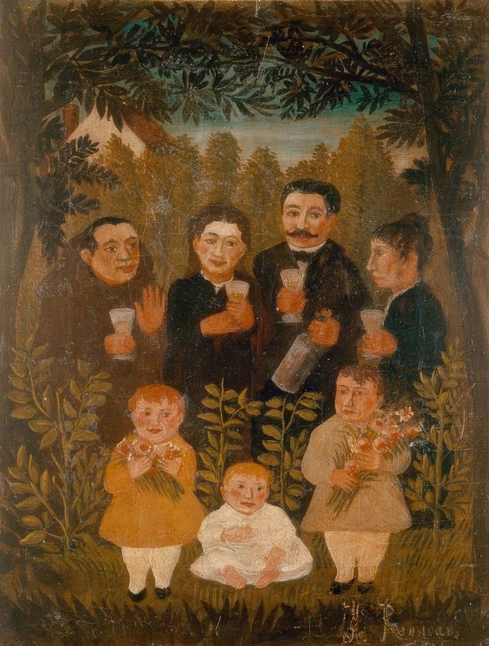 Famiglia unita da Henri Rousseau