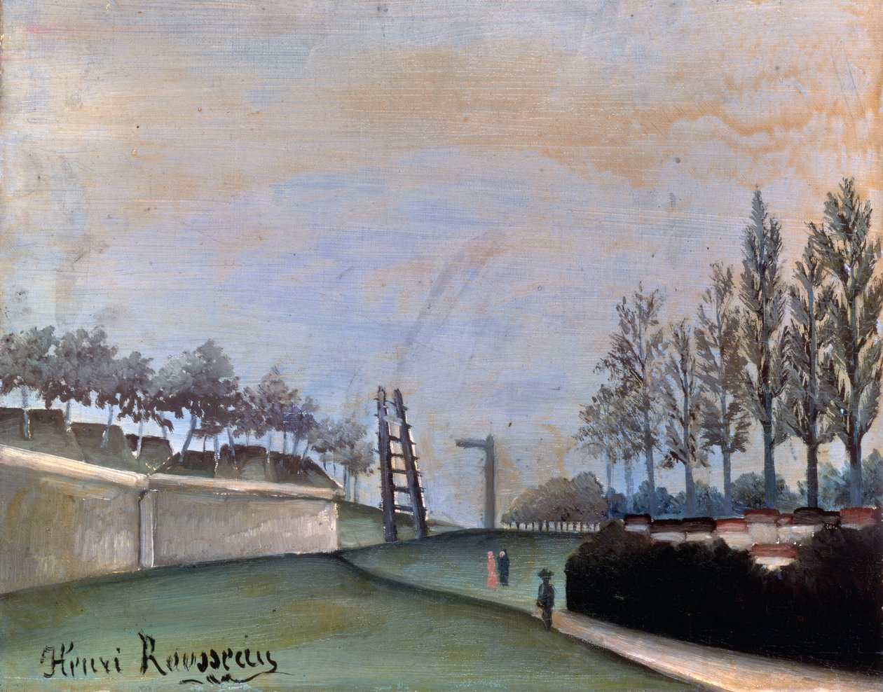 Veduta di Vanves, 1909 da Henri Rousseau