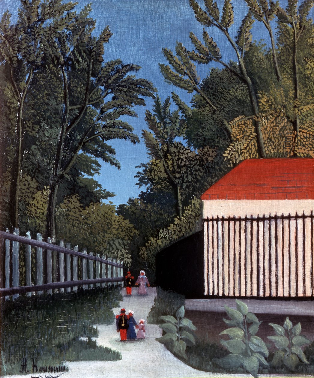 Veduta del Parco Montsouris, 1910 da Henri Rousseau